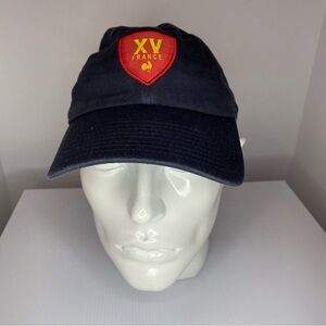 France Rugby XV New Era Adjustable Navy Strapback Hat Official Cap